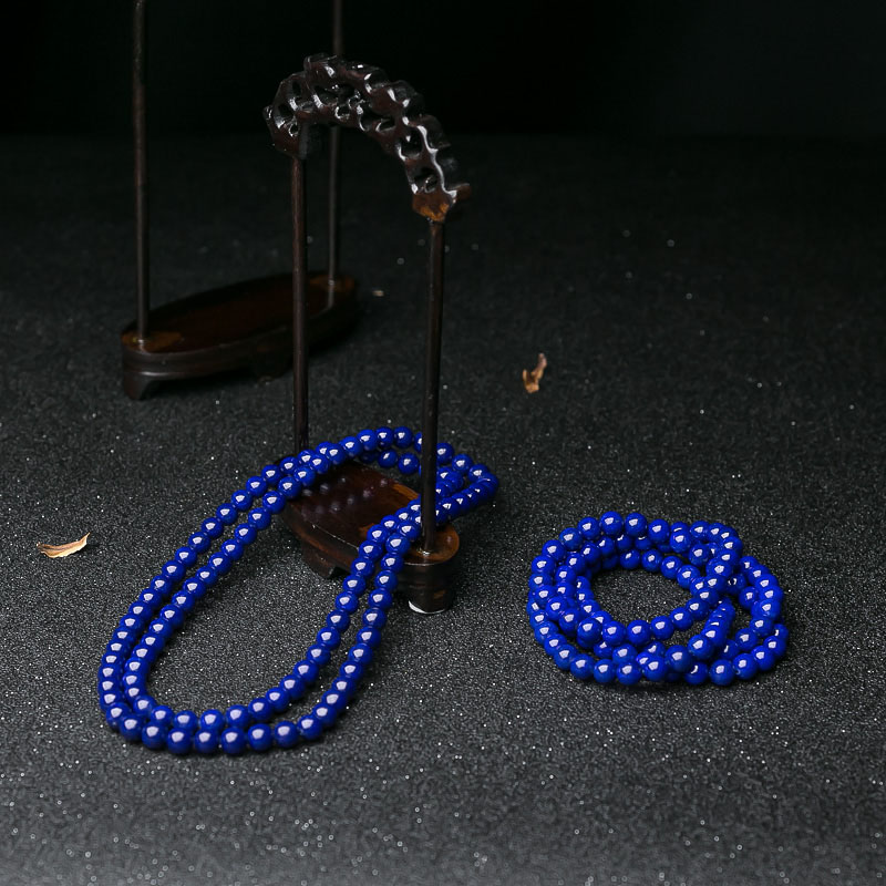 青金石佛珠-红掌柜