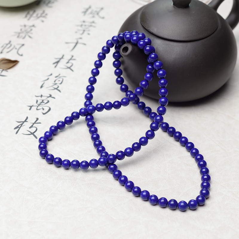 青金石108佛珠-红掌柜