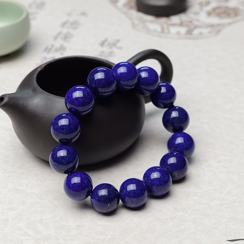 青金石单圈手串-红掌柜