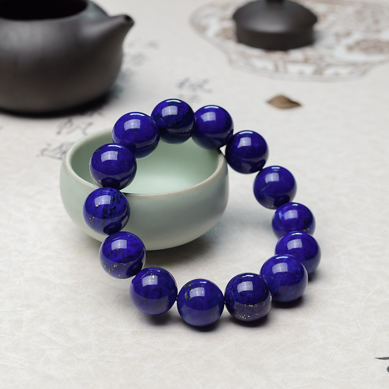 青金石单圈手串-红掌柜