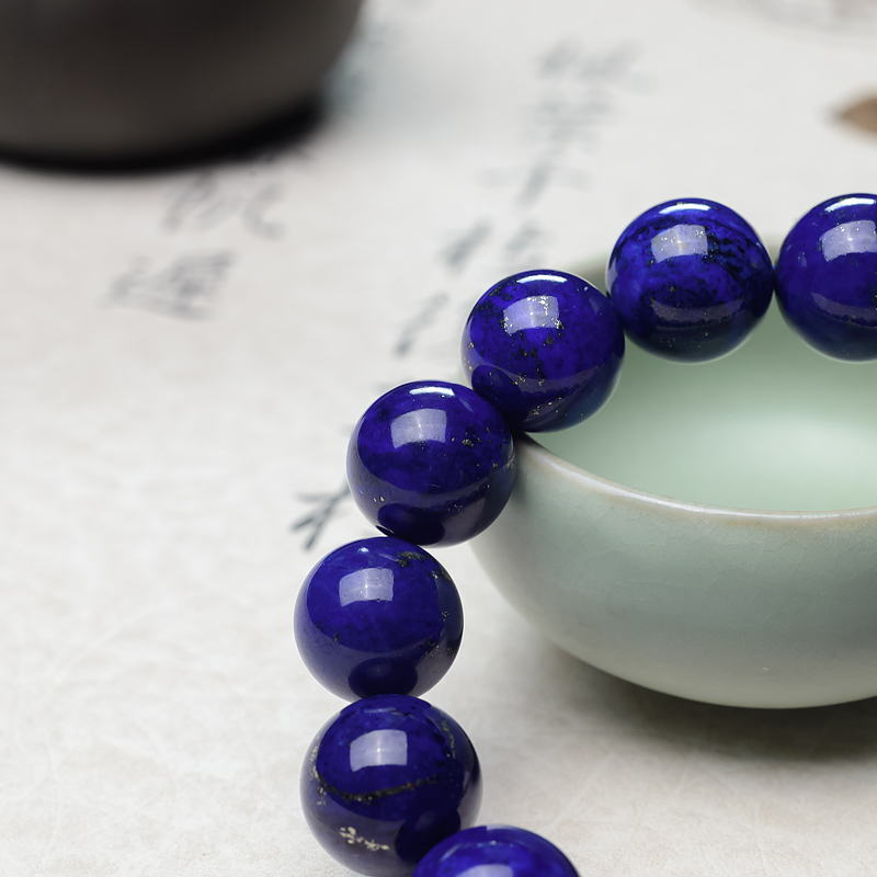 天然青金石单圈手串-红掌柜