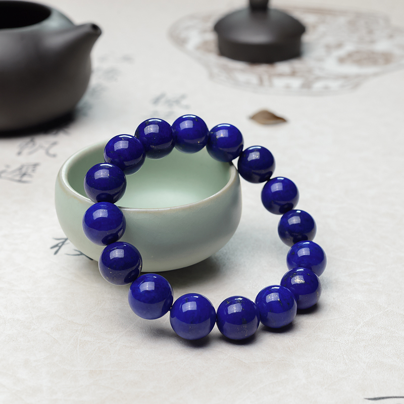 青金石单圈手串-红掌柜