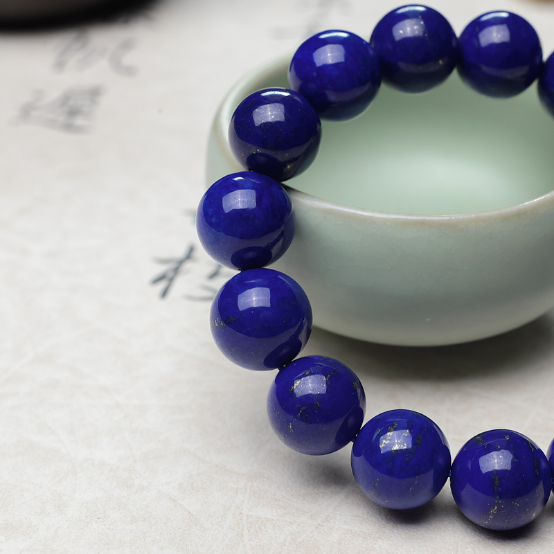 天然青金石单圈手串-红掌柜