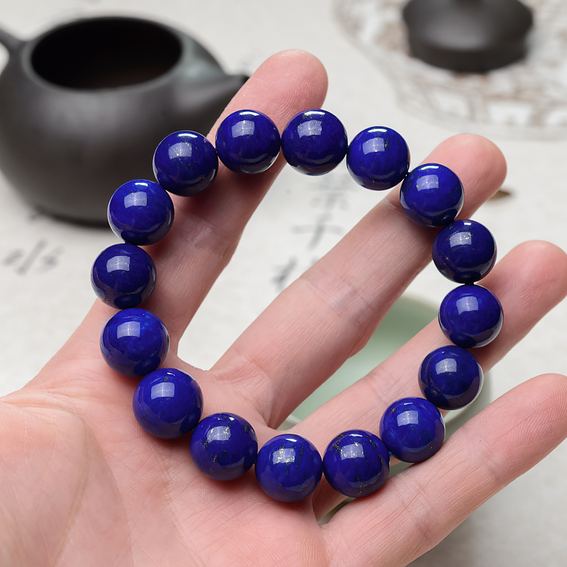 天然青金石手串-红掌柜