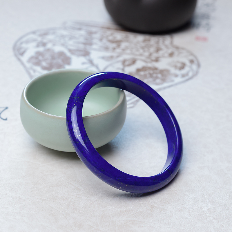 深蓝色青金石平安镯-红掌柜