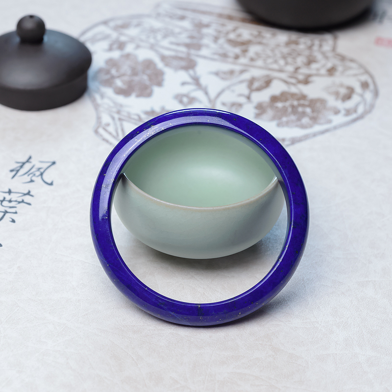 58mm深蓝色青金石手镯-红掌柜