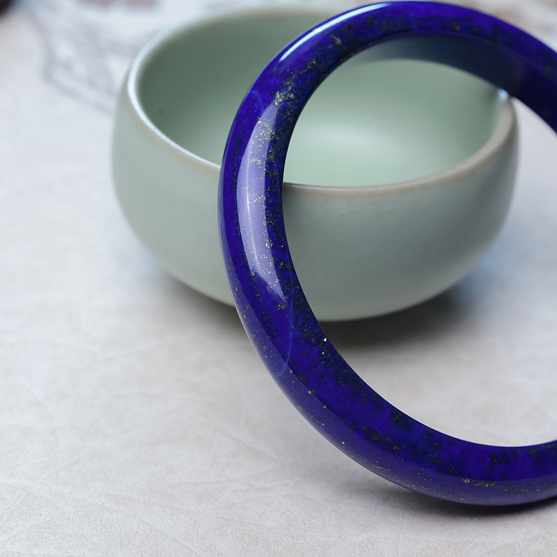 深蓝色青金石平安镯-红掌柜