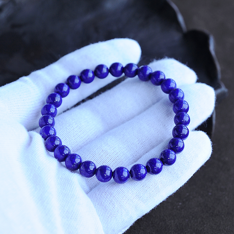 5A青金石单圈手串-红掌柜