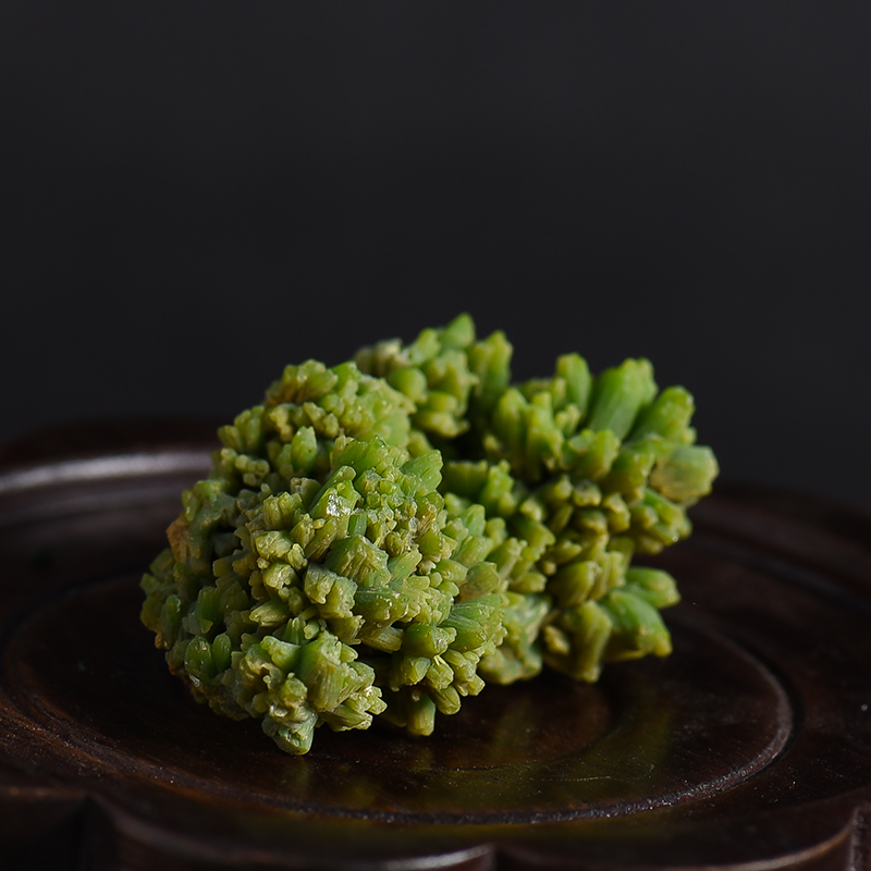 磷绿铅矿摆件 - 红掌柜