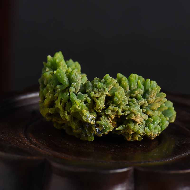 磷绿铅矿摆件 - 红掌柜