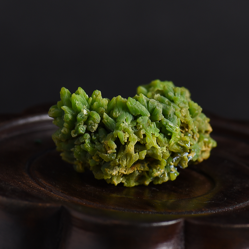 磷绿铅矿摆件 - 红掌柜