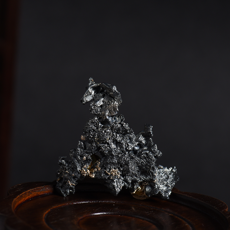 自然银矿摆件 - 红掌柜