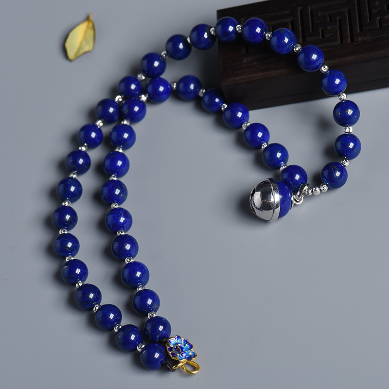 天然青金石项链-红掌柜