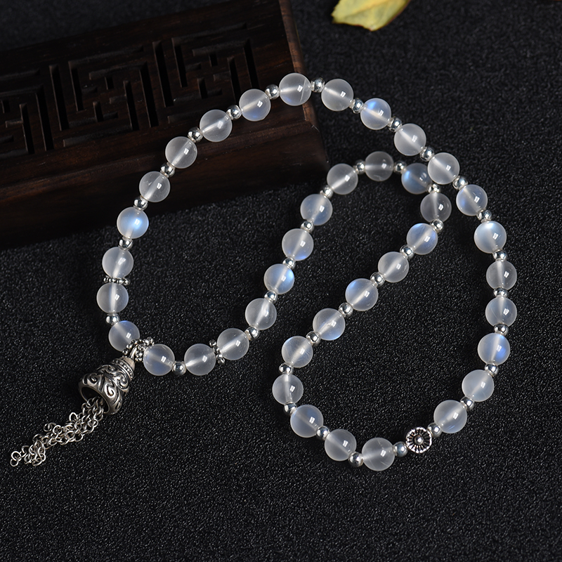 天然月光石手串-红掌柜