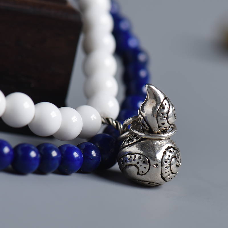 青金砗磲葫芦手串 - 红掌柜