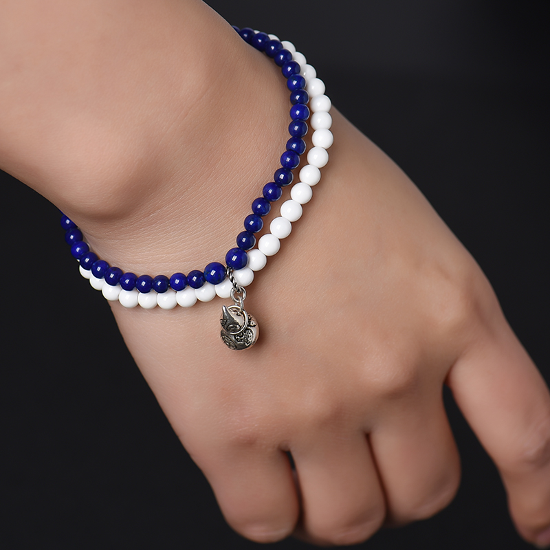 青金砗磲葫芦手串 - 红掌柜