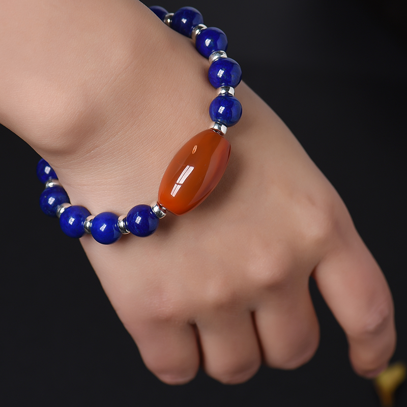 青金圆珠手串 - 红掌柜