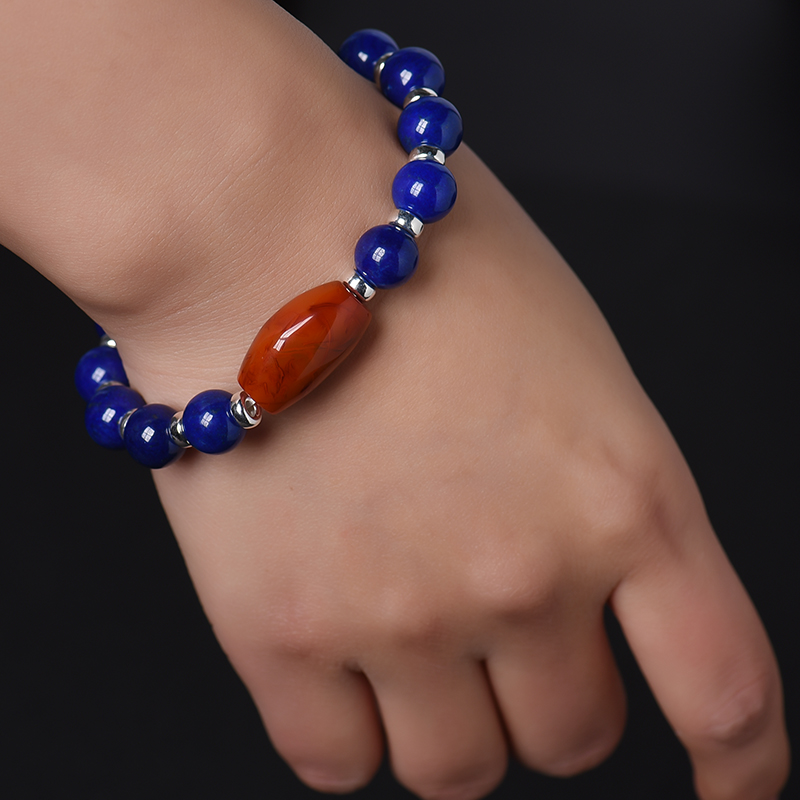 天然青金手串-红掌柜