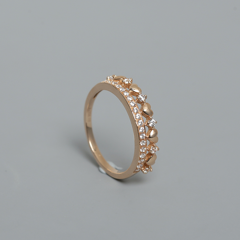 18K金锆石戒指-红掌柜