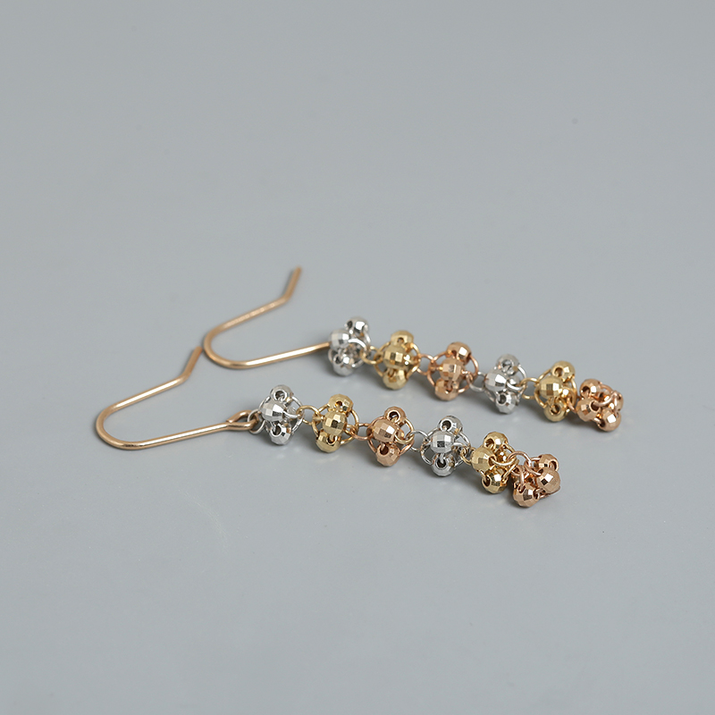 18K金耳钉 - 红掌柜