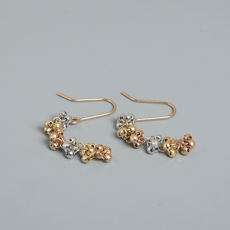 天然金耳钉 - 红掌柜