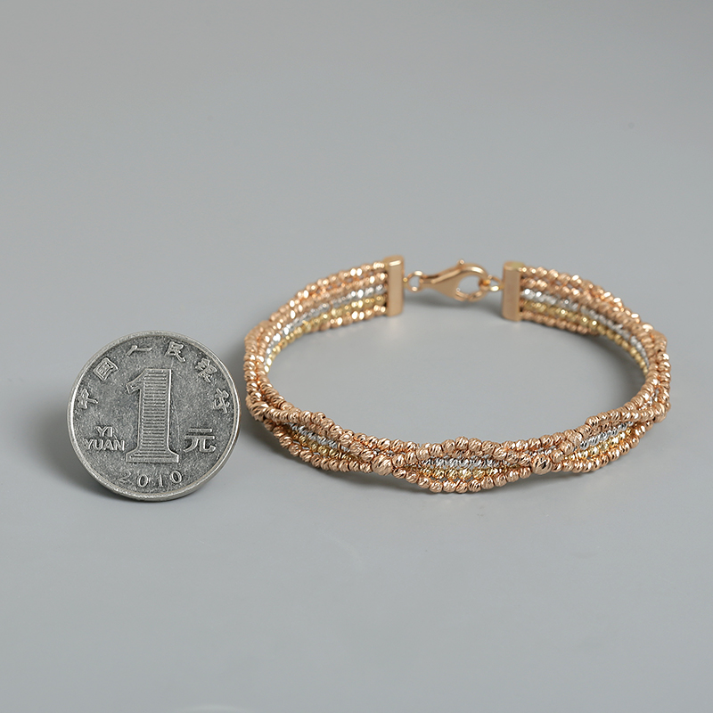 天然18K金手环 - 红掌柜