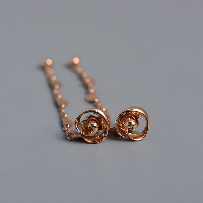 18K金耳钉 - 红掌柜