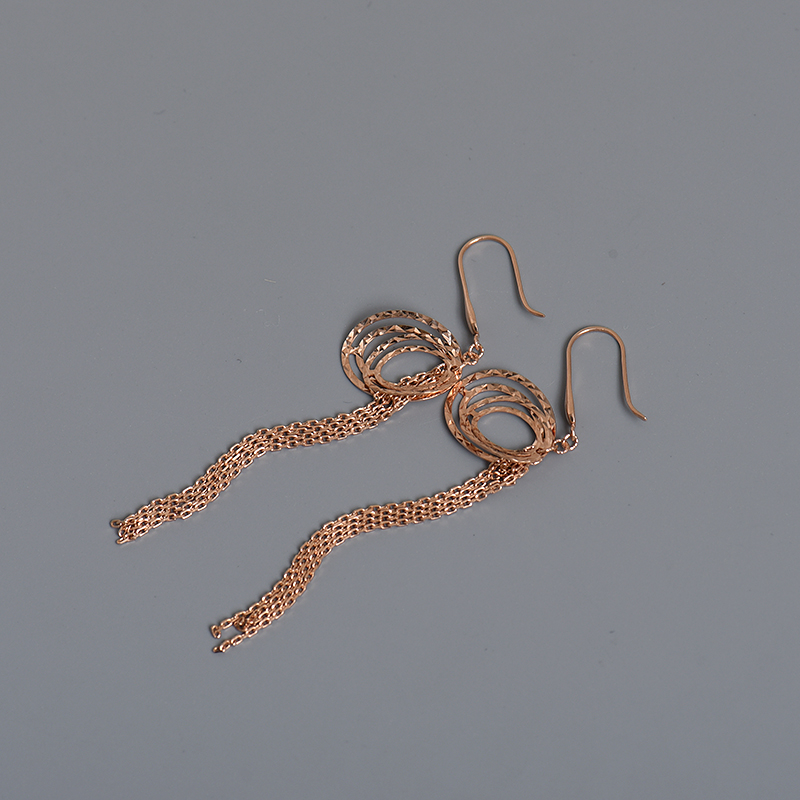 K金耳钉-红掌柜