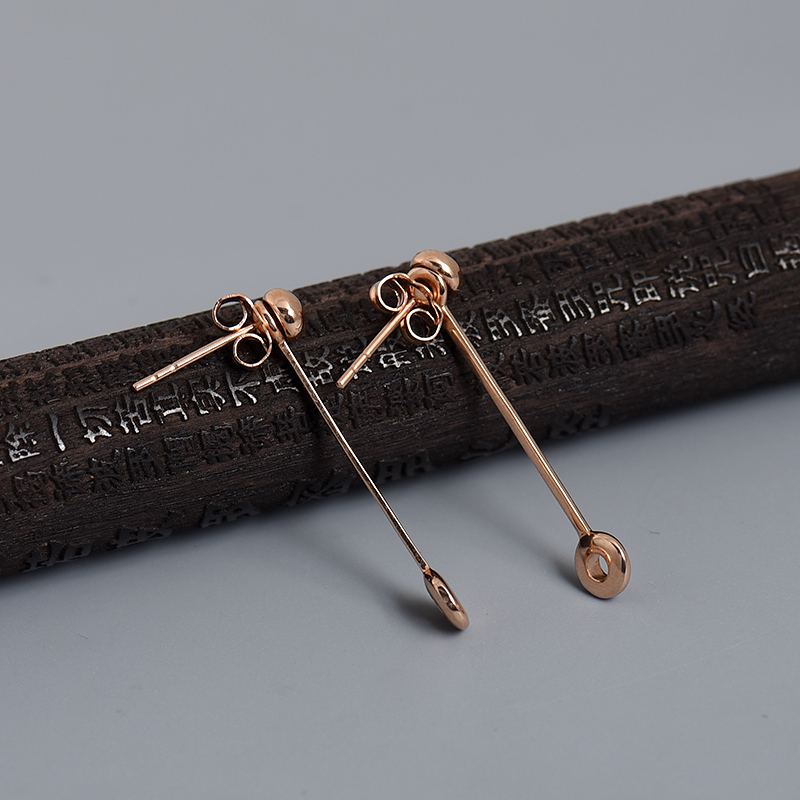 18K金耳钉两用款-红掌柜