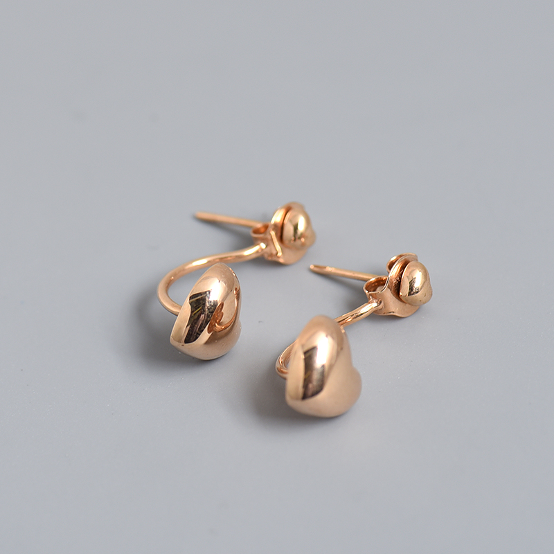 18K金耳钉-红掌柜