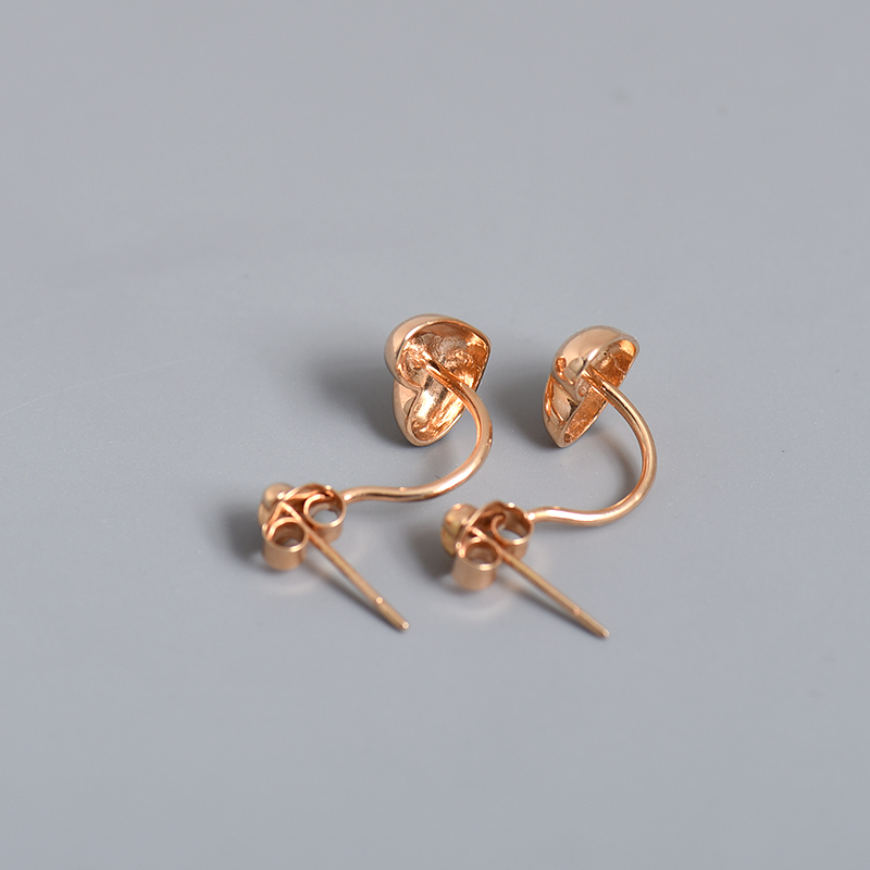 18K金耳钉-红掌柜