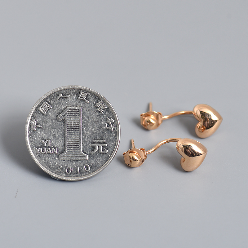 18K金耳钉-红掌柜