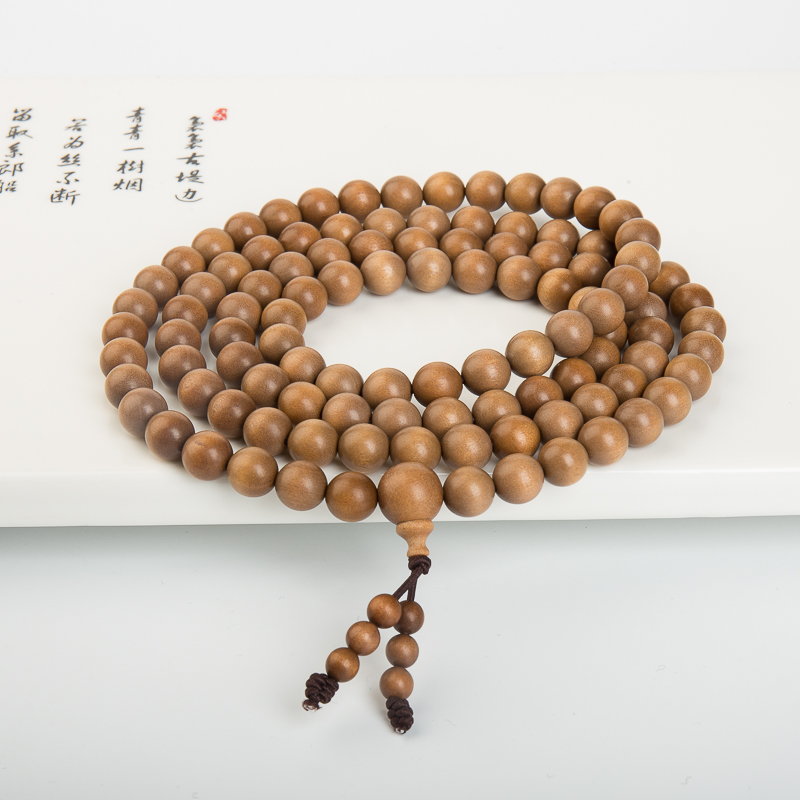 加里曼丹天然老山檀佛珠-红掌柜