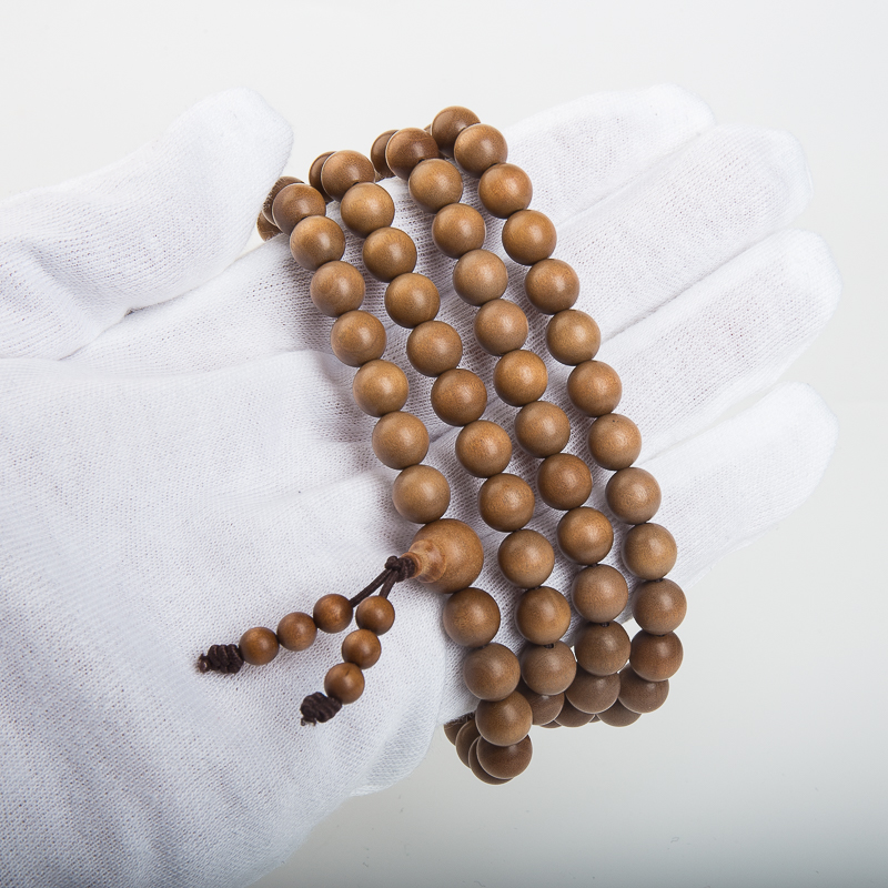 老山檀108佛珠-红掌柜