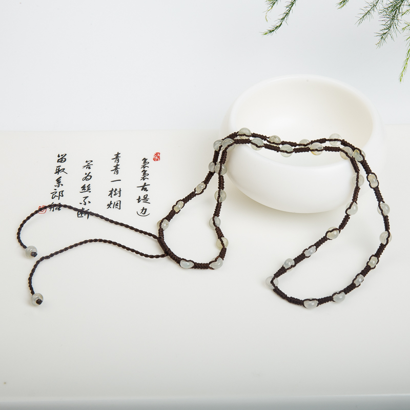 翡翠吊坠绳-红掌柜