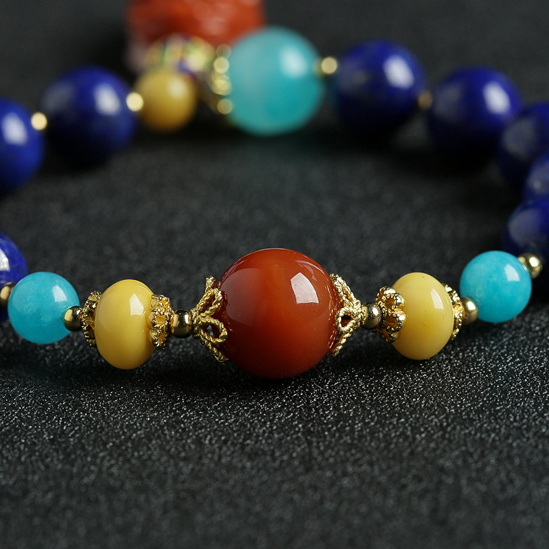 阿富汗青金石手串 - 红掌柜