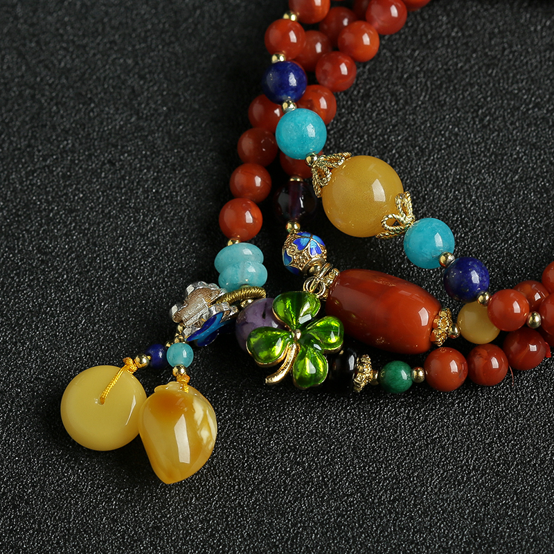 川料南红念珠-红掌柜