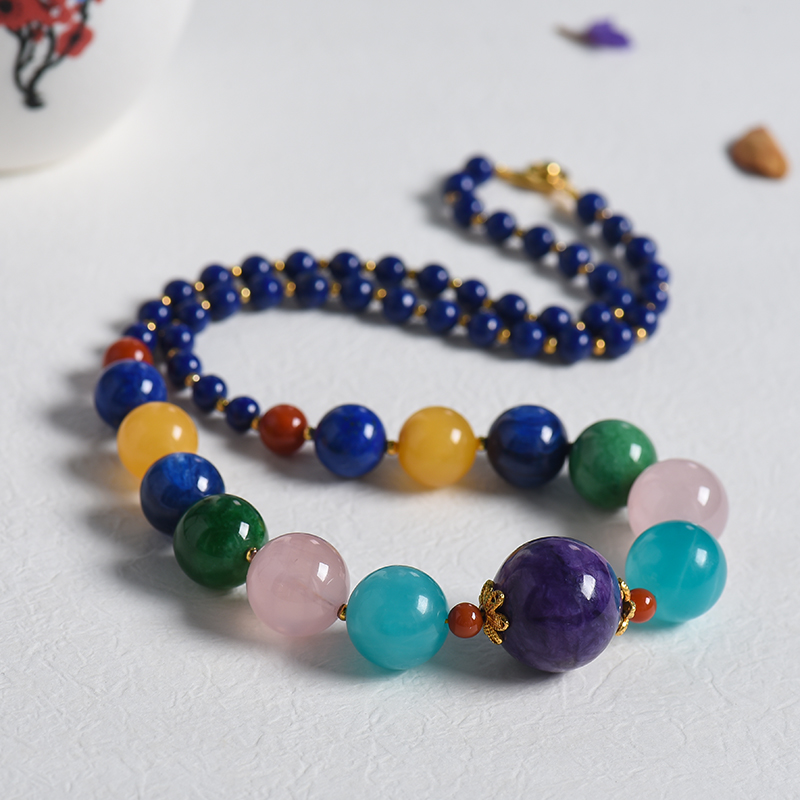 天然塔珠项链-红掌柜