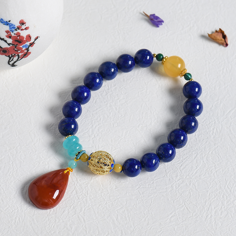 阿富汗青金手串-红掌柜