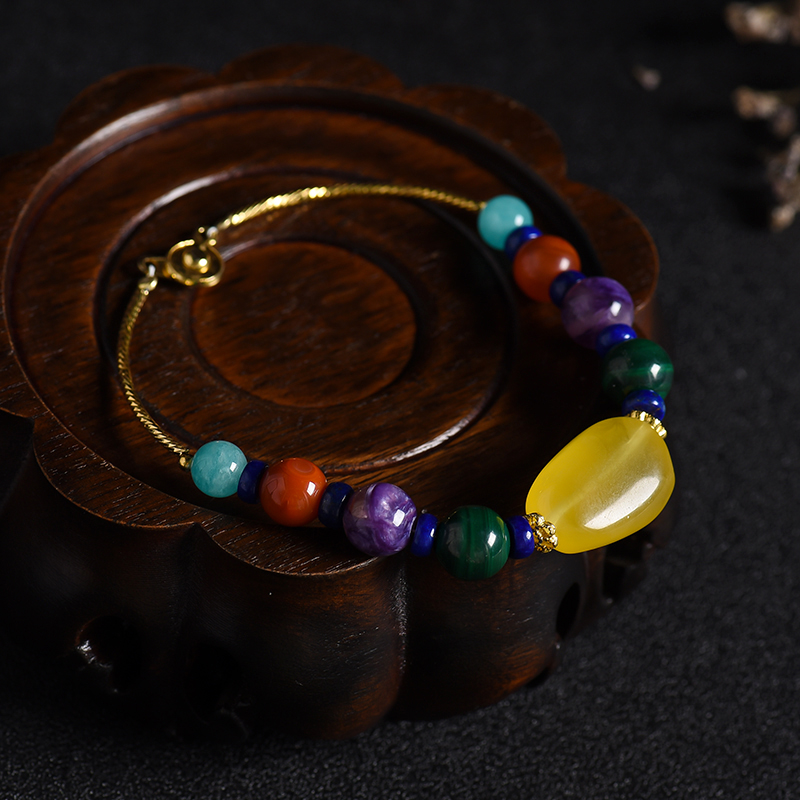 波罗的海天然蜜蜡手串 - 红掌柜