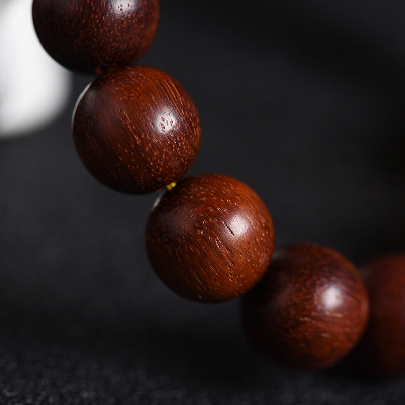 波罗的海天然蜜蜡小叶紫檀手串 - 红掌柜