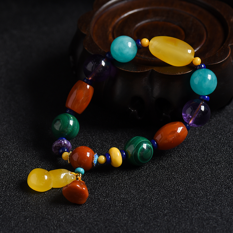 天然多宝手串-红掌柜