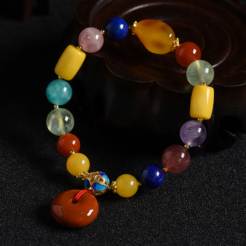 天然多宝手串-红掌柜