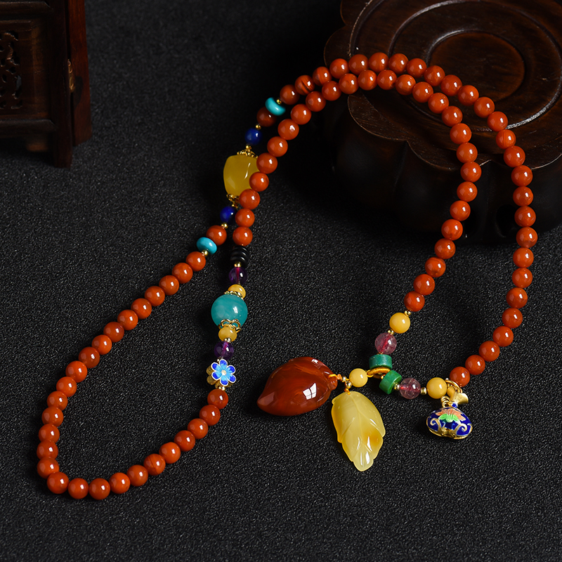 蜜蜡手串-红掌柜