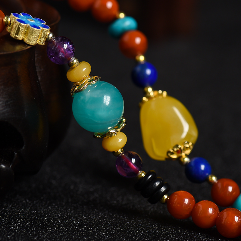 蜜蜡项链-红掌柜