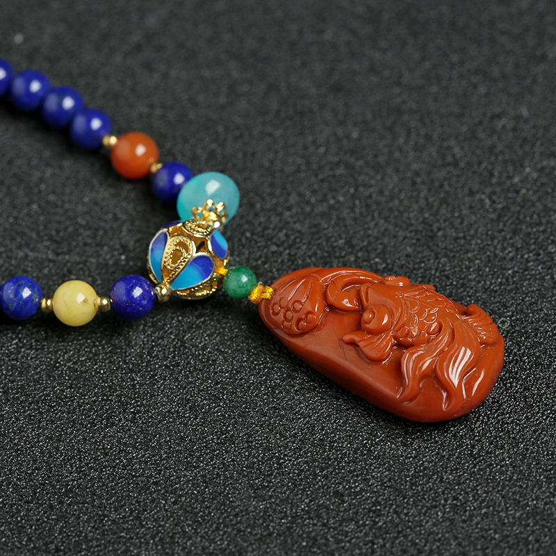 青金蜜蜡手串 - 红掌柜