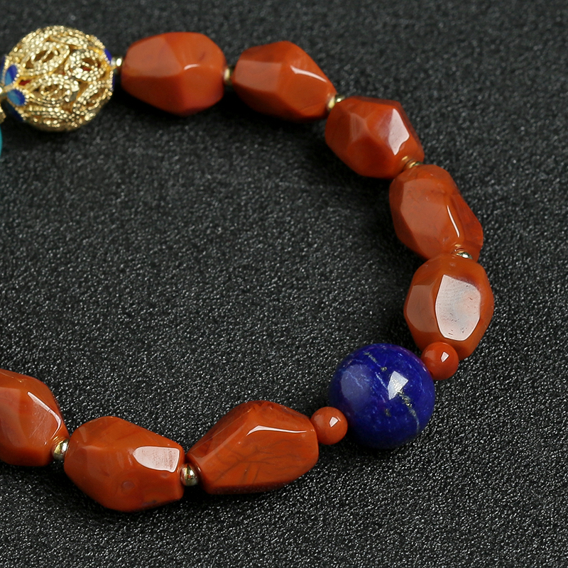 南红随形手串-红掌柜