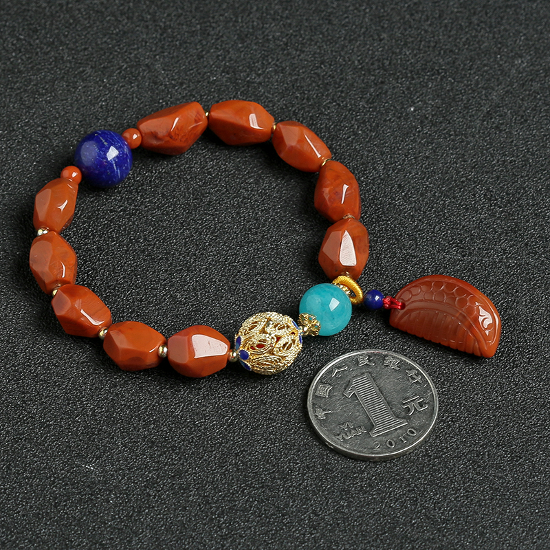 南红随形手串-红掌柜