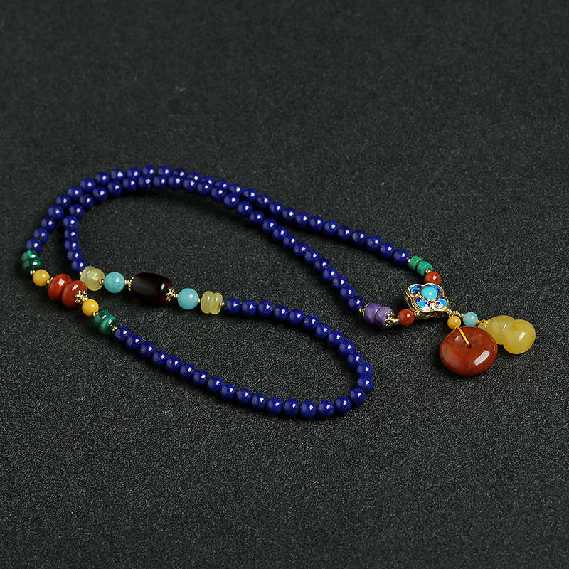 天然青金手串项链 - 红掌柜