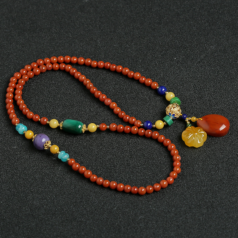 南红蜜蜡手串 - 红掌柜